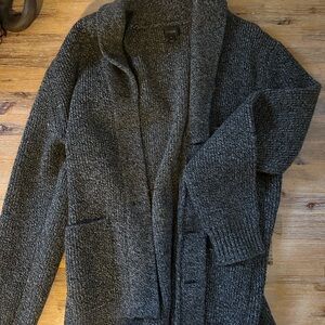 J. Crew Gray Men's Cardigan Sweater